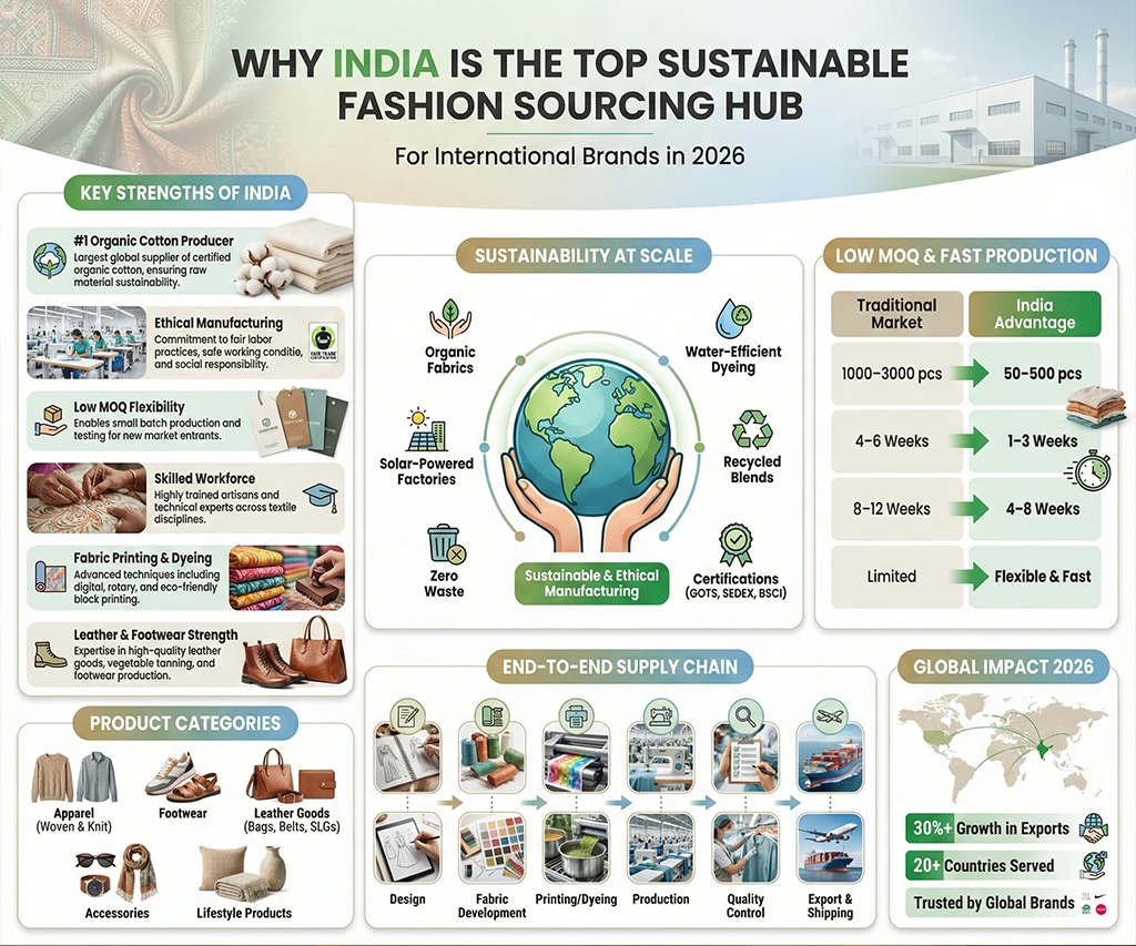 Integrated fashion supply chain and ethical manufacturing in India
